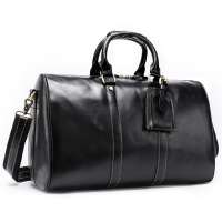 Hot Genuine Leather Men Travel Bag Real Leather Carry On Handbag Luggage Bags Full Grain Leather Travel Shoulder Bags